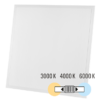 LED panel 600х600 mm, 40W, 3000K/4000K/6000K, 135 lm/W, 220V-240V AC, IP44