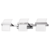LED wall lighting fixture 15W, 4200K, chrome, IP20