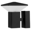 LED outdoor wall lighting fixture 6W, 2700K, IP65, cube, graphite