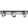 LED spot lighting fixture 3x5W, 2700K, graphite