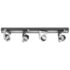 LED spot lighting fixture 4x5W, 4200K, graphite
