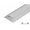 Aluminium profile for LED flexible strip for surface mounting, wide, 2m