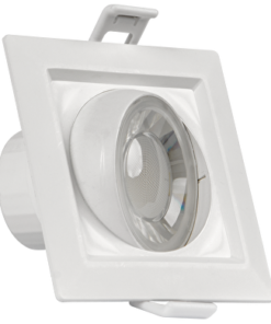 LED downlight for building-in movable square 8W, 4200K, 220-240V AC
