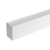 LED linear lighting fixture, white, 1.2m, 40W, 4200K, 220-240VAC, IP20