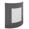 Outdoor wall lighting fixture, Е27, IP44, graphite