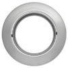 Ceiling downlight frame, round, GU10, movable, pearl chrome, aluminium, IP20