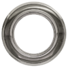 Ceiling downlight frame, round, GU10, fixed, graphite/nickel, aluminium, IP20