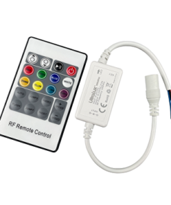 RF Mini Controller for RGB LED lighting, 6A, 12-24V DC