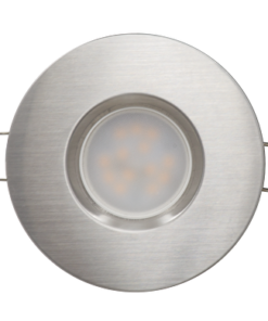LED downlight for building-in 6.5W, 4200K, 220-240V AC, satin nickel, IP44
